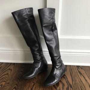 Stuart Weitzman over the knee wedge boots